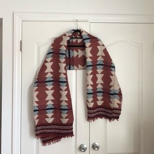 Madewell Chunky Rectangle Pattern Scarf